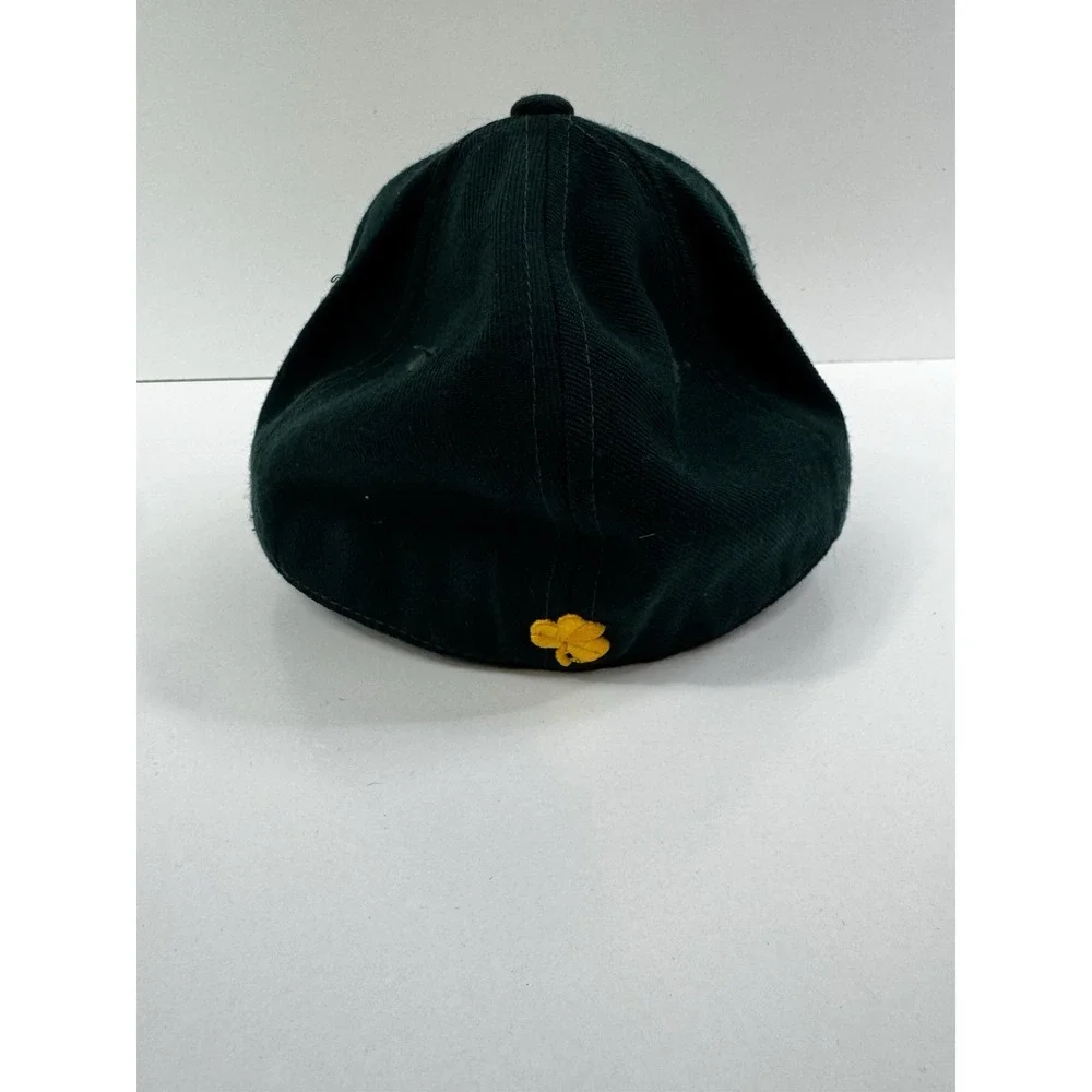 Notre Dame Fighting Irish Embroider Logo Fitted Black Zephyr Hat Cap Navy Size 7